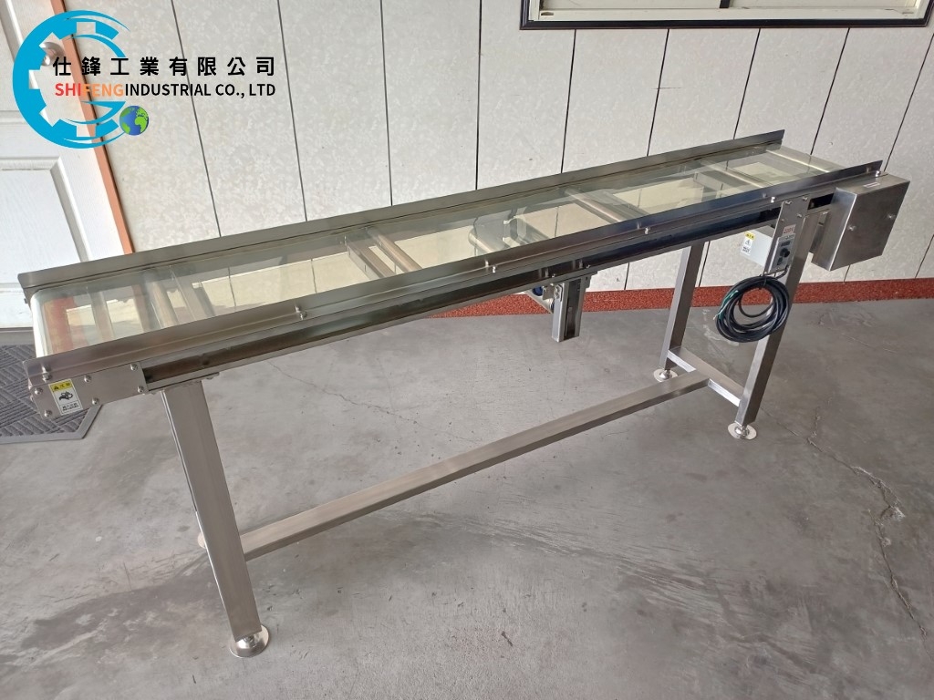 不銹鋼透明皮帶平面輸送機&客戶案例一