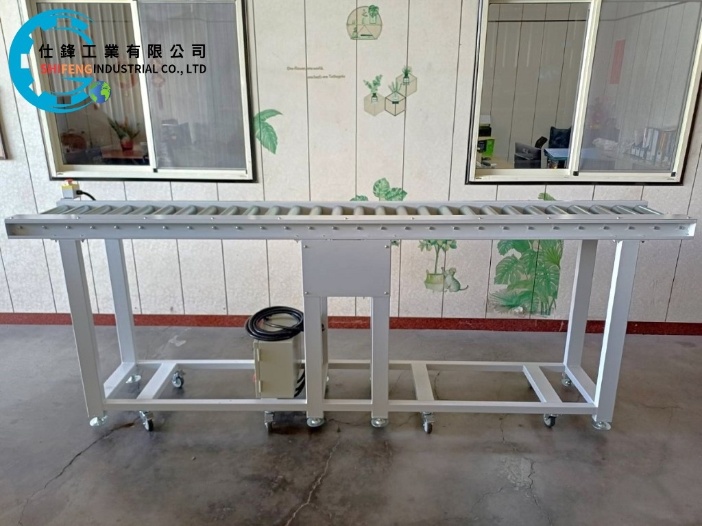 鋼鈑烤漆動力滾筒輸送機&客戶案例十四