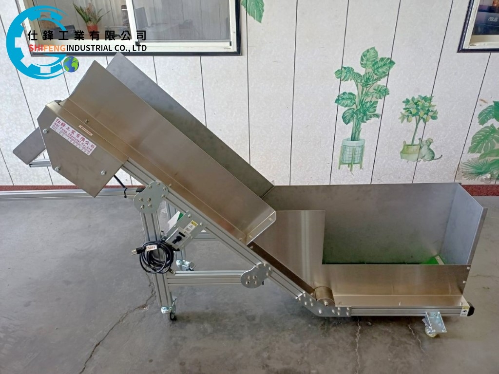 鋁擠L型皮帶式爬升輸送機&客戶案例十二