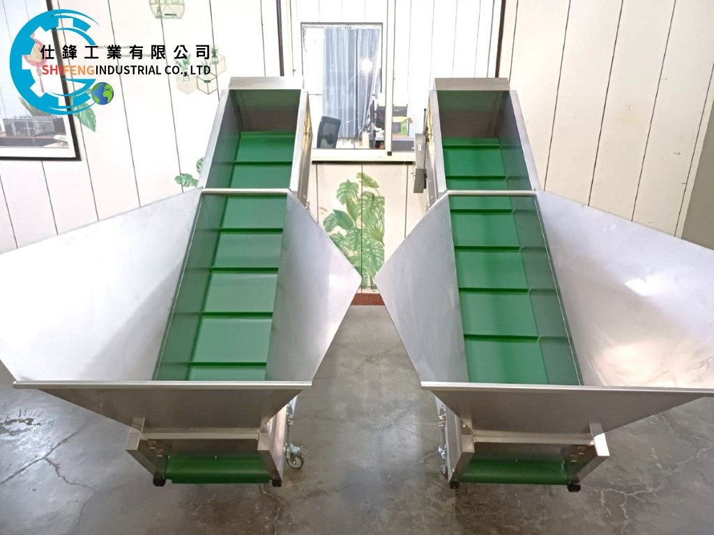 鋁擠型皮帶式料斗爬升輸送機&客戶案例十四